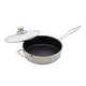 preview thumbnail 1 of 1, 3L 24cm (3.1 Quart 9.5 Inch) Premium Clad Stainless Steel Induction Saute Pan