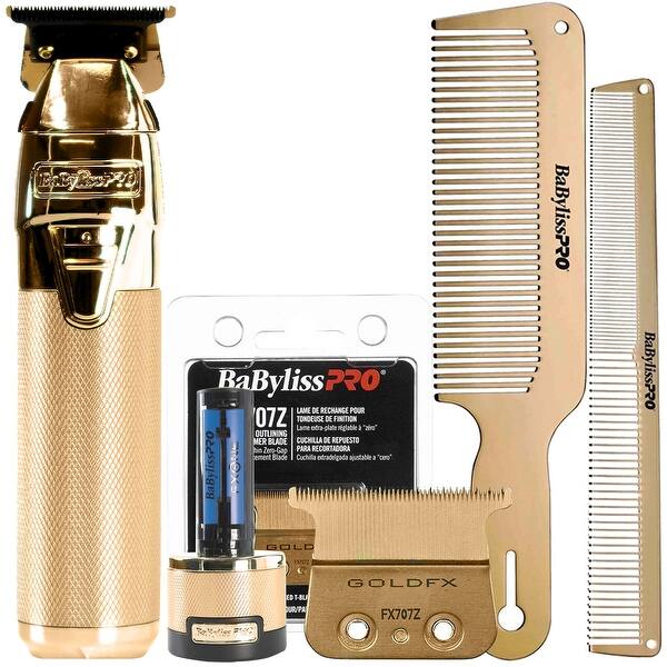 BaByliss Pro FXONE GOLDFX Interchangeable-Battery Trimmer FX799G + 