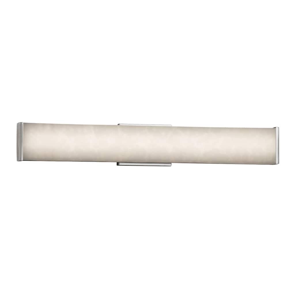 Justice Design Clouds Latitude 29-inch Brushed Nickel ADA LED Wall/ Bath bar