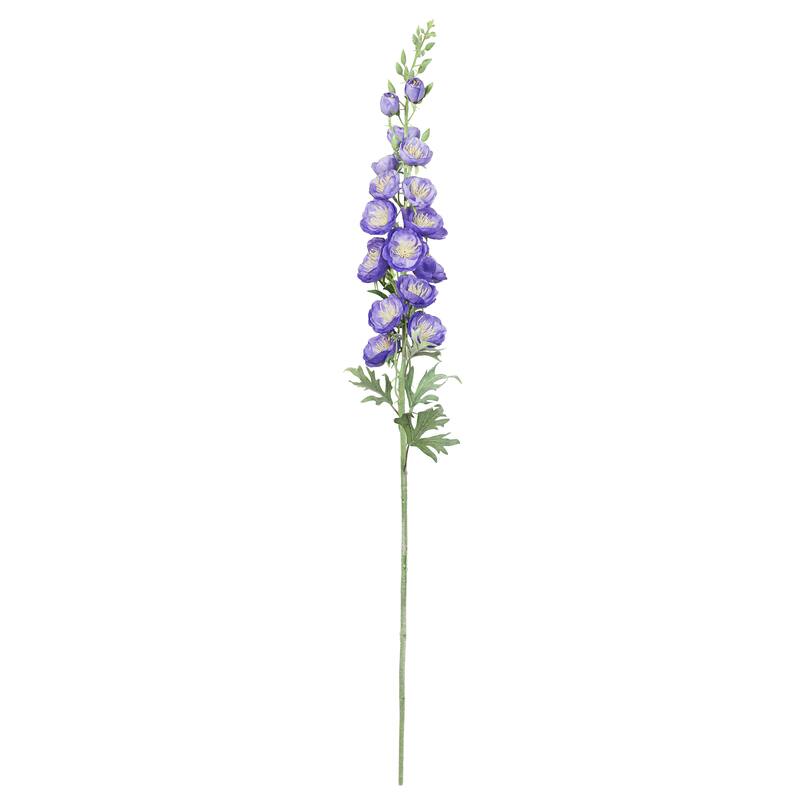 Set of 2 Purple Artificial Hybrid Delphinium Flower Stem Spray 36in - 36" L x 5" W x 5" DP