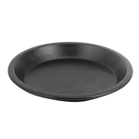 6 Inch Black Metal Round Non-Stick Kitchen Catering Pizza Baking Pan - 6.5" x .8"(D*H)