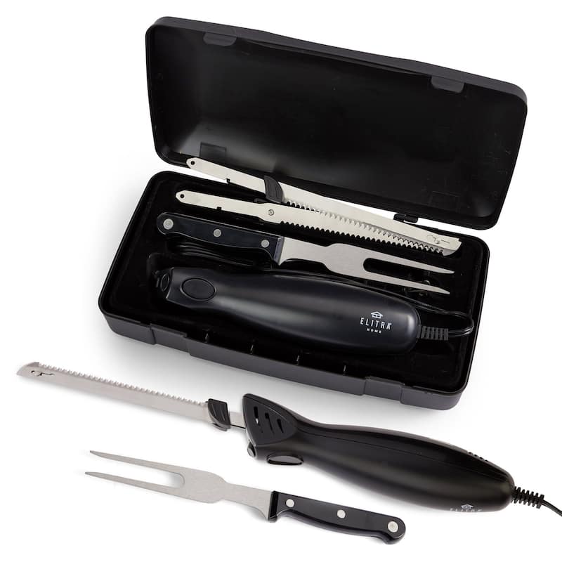 Elitra Home Professional Grade Electric Knife - Black