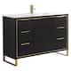 Option Black Matte - Satin Brass Hardware