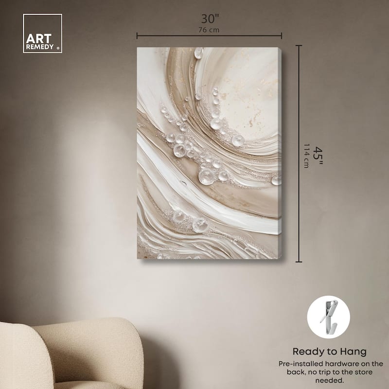 Chromatic Concretions I Canvas by Art Remedy, Gallery Wrapped