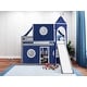 preview thumbnail 17 of 117, JACKPOT Prince & Princess Low Loft Twin Bed, Ladder Slide Tent & Tower