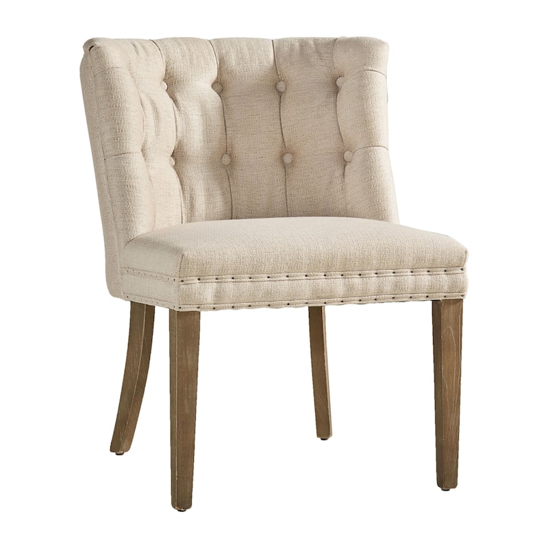 Cypress Upholstered Accent Chair, Oatmeal