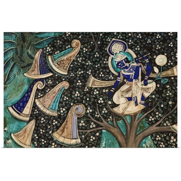 "Murals inside the Garh Palace of Bundi" Poster Print