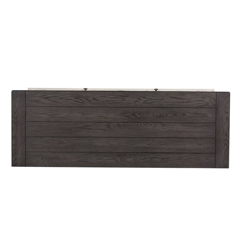 Allyson Park Wirebrushed White Charcoal Buffet