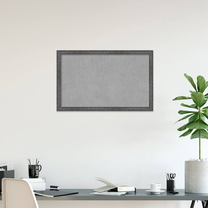 Amanti Art Angled Metallic Rainbow Framed Magnetic Board