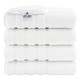 preview thumbnail 2 of 148, American Soft Linen 100% Cotton Turkish Bath Towels Large, 4 Pack Luxury Hotel Spa Quality Turkish Bath Towels Bathroom Sets White