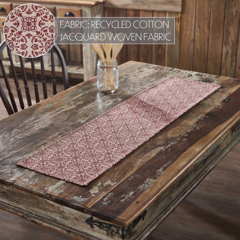 Custom House Black Tan Jacquard Runner 12x36 - 12x48 - Tan