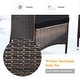 preview thumbnail 39 of 49, Costway 8PCS Rattan Patio Furniture Set Cushioned Sofa Chair Coffee - See Details