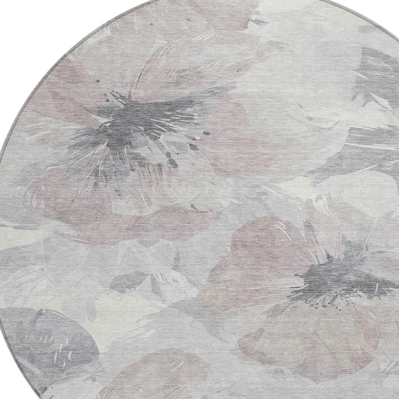 HomeRoots Floral Transitional Rectangle Outdoor Rug