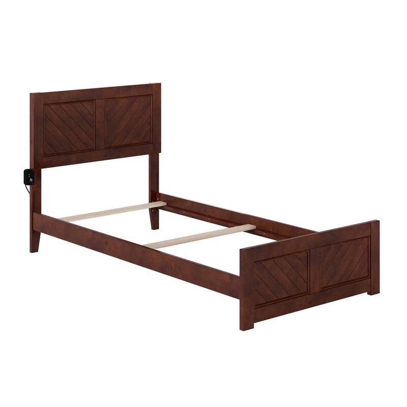 Canyon Foundation Bed Frame with Matching Footboard