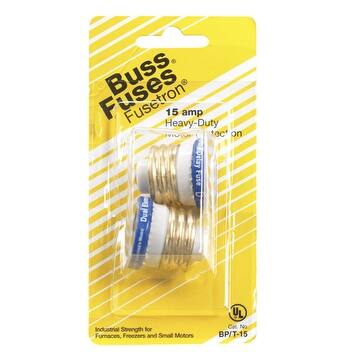 Shop Bussmann Bp T 15 T Type Plug Fuse 15 Amp 120 Volt