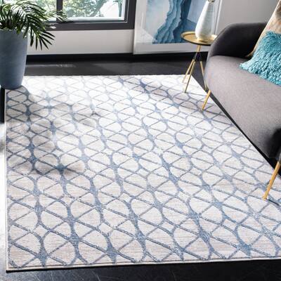 SAFAVIEH Amelia Polly Geometric Distressed Rug