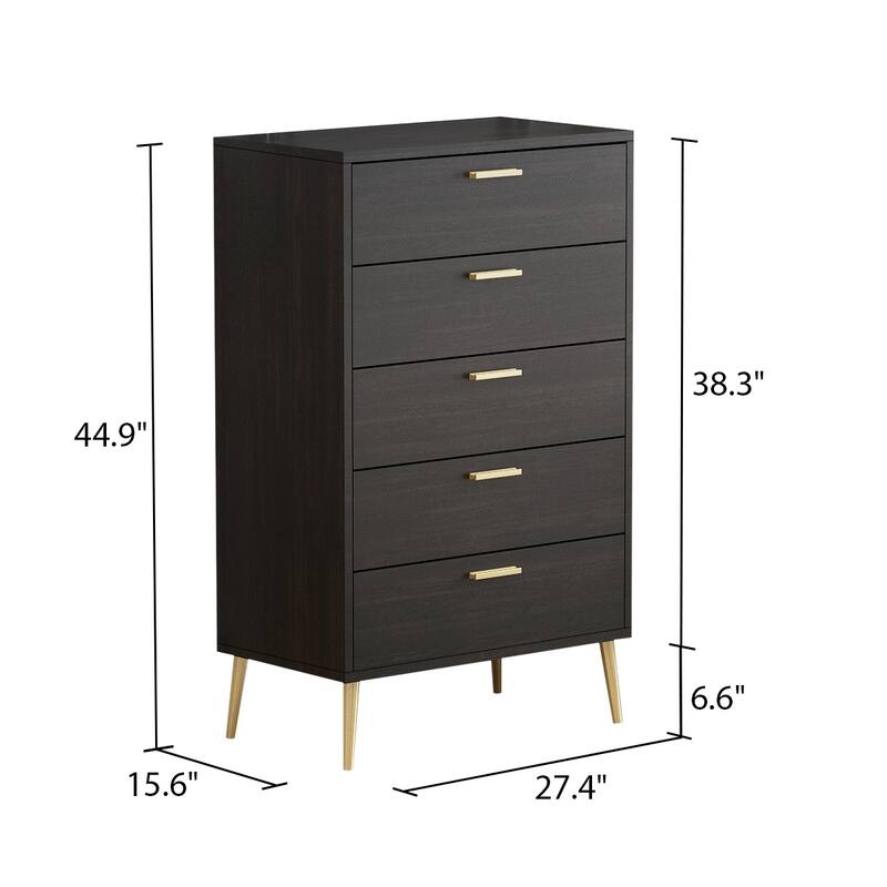 Kerrogee Modern 5-drawer Storage Chest