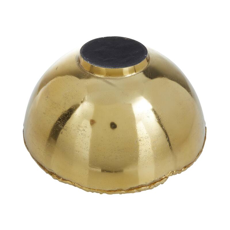 Aluminum Metal Decorative Bowl - Set of 3 Gold - Roche River Decor