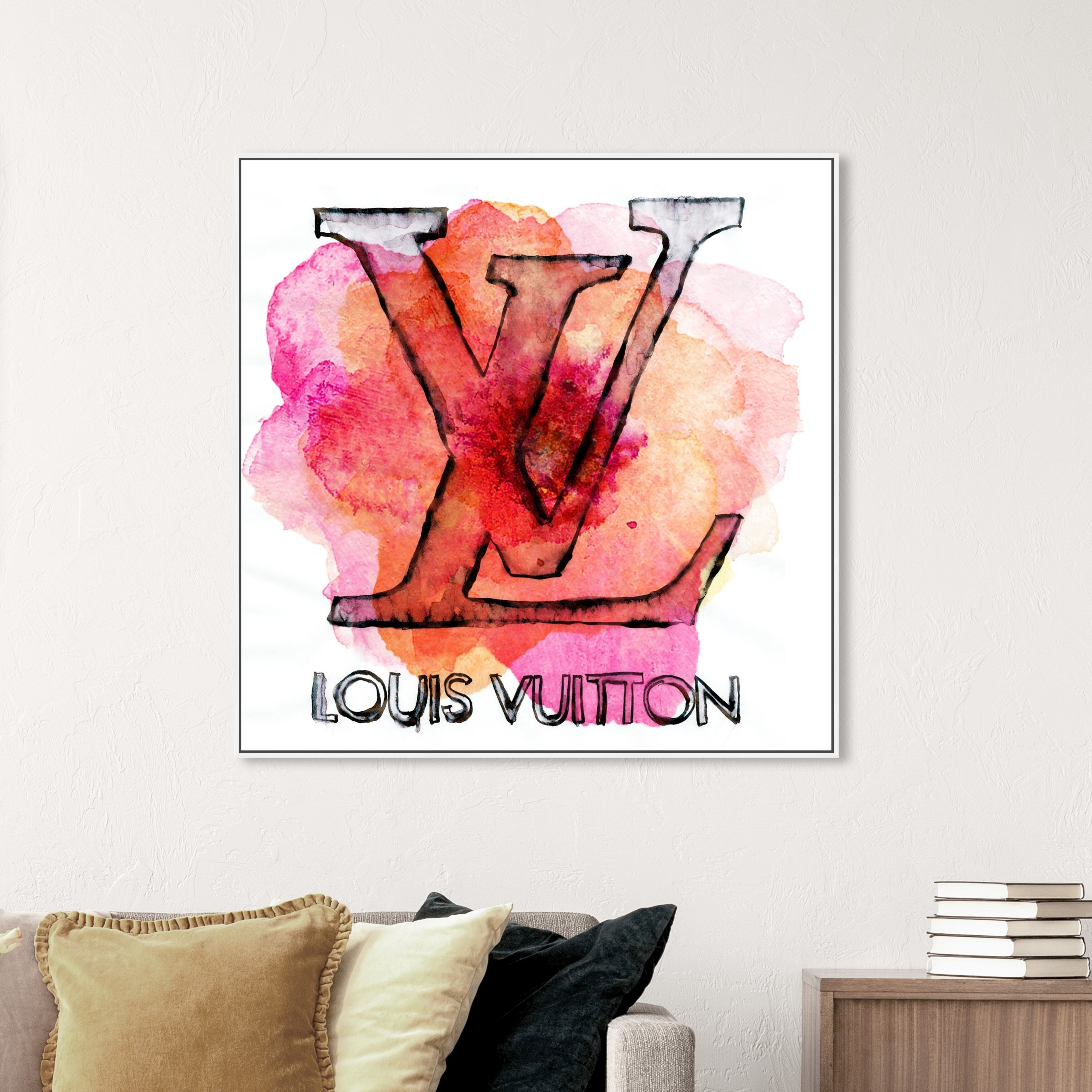 Oliver Gal 'LV Petals' Fashion and Glam Wall Art Canvas Print