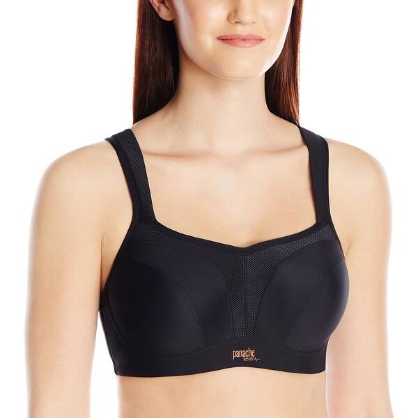 Shop Panache Women S Underwire Sports Bra 5021 Black 36h Overstock 27986373