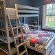 preview thumbnail 19 of 29, Max and Lily L Shaped Twin over Full Bunk Bed with Bookcase and Desk