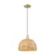 Option Antique Brass / Natural Shade