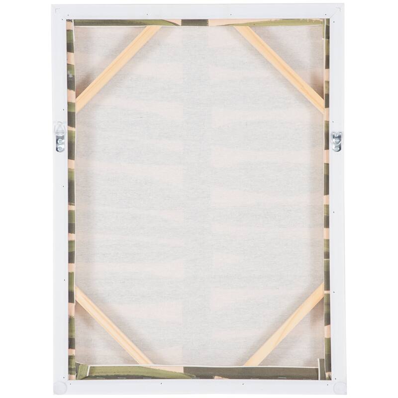 SAFAVIEH Havasxon Beanstalk 18 x 24 Framed Linen Canvas Wall Art - 16.9 In. W x 0.03 In. D x 23 In. H