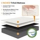 preview thumbnail 2 of 7, Folding Mattress, 3 inch Tri-Fold Memory Foam Mattress Topper for Camping, Foldable Guest Bed, Washable Cover