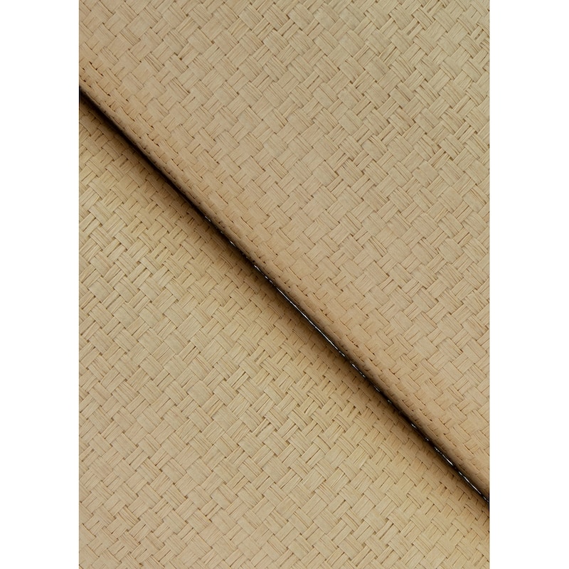 A-Street Prints Peizhi Khaki Basketweave Wallpaper