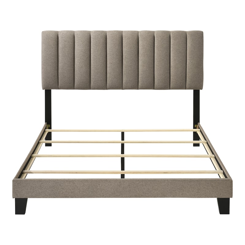 Furniture of America Merro Modern 4-Piece Solid Wood Bedroom Set with Dresser and 2 Nightstands