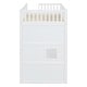 preview thumbnail 11 of 12, Twin Size Loft Bed with Wardrobe, Ladder, and Guard Rails, White