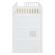 preview thumbnail 11 of 30, Twin Size Solid Wood House Loft Bed with Ladder & Wardrobe
