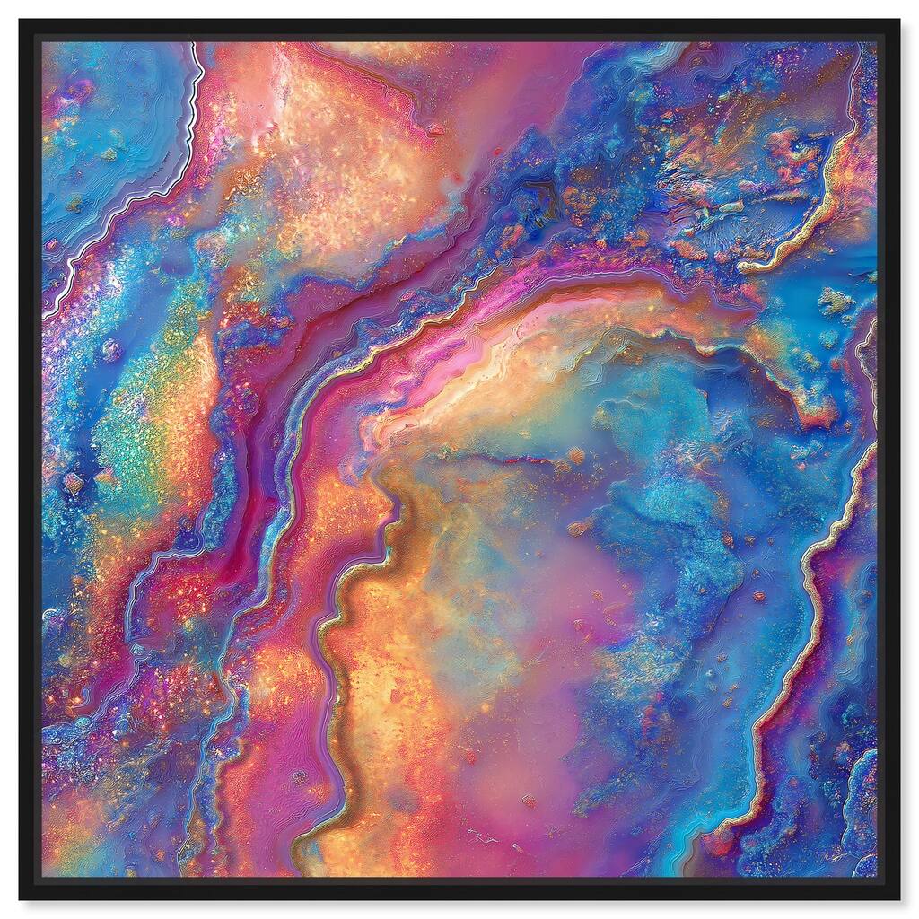 Glittering Spectrum II Canvas by Art Remedy