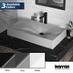 preview thumbnail 8 of 7, Karran Mirage Quartz 32 inch Bathroom Vessel Sink