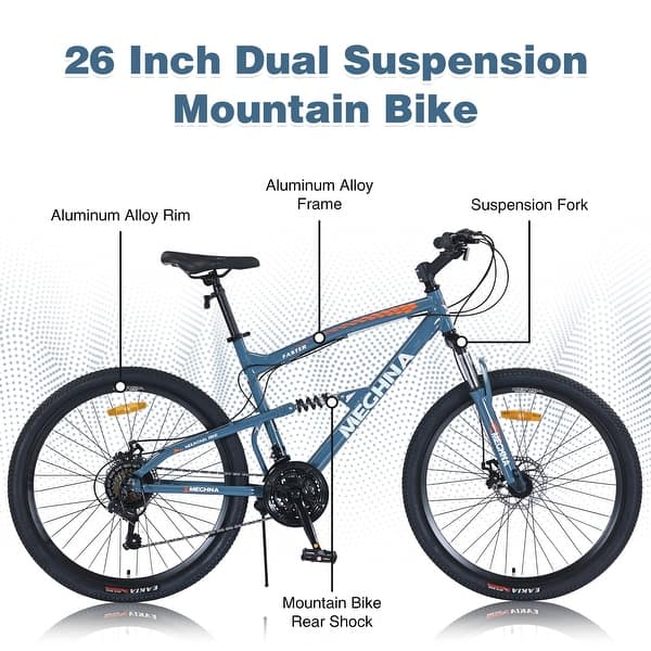 Full Suspension Mountain Buy Mens Mountain Bike 26 Mountain Bike