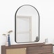 preview thumbnail 9 of 35, Modern Thin Frame Wall-Mounted Hanging Bathroom Vanity Mirror