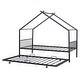 preview thumbnail 13 of 81, Metal house bed with trundle