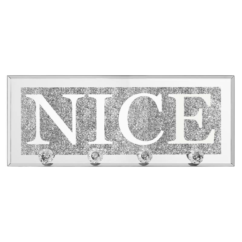 Mirrored Key Holder for Wall Decorative