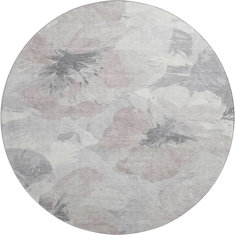 Premium Washable Super Soft Contemporary Floral Mayfield Rug
