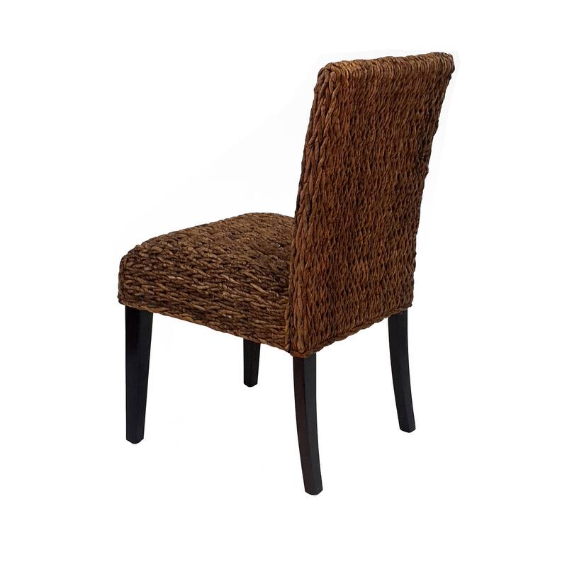 Woven Rattan Dining Chair Set of 2