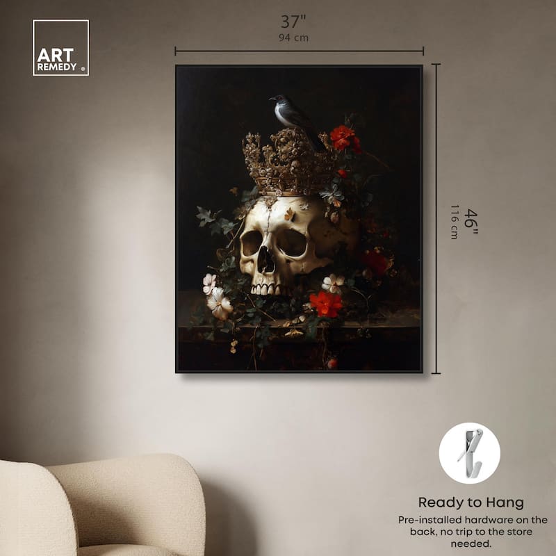 Skull's Legacy Canvas by Art Remedy