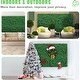 preview thumbnail 3 of 6, VEVOR 24 Piece 24"x16" Artificial Boxwood Panels for Indoor & Outdoor Use, Green - 25