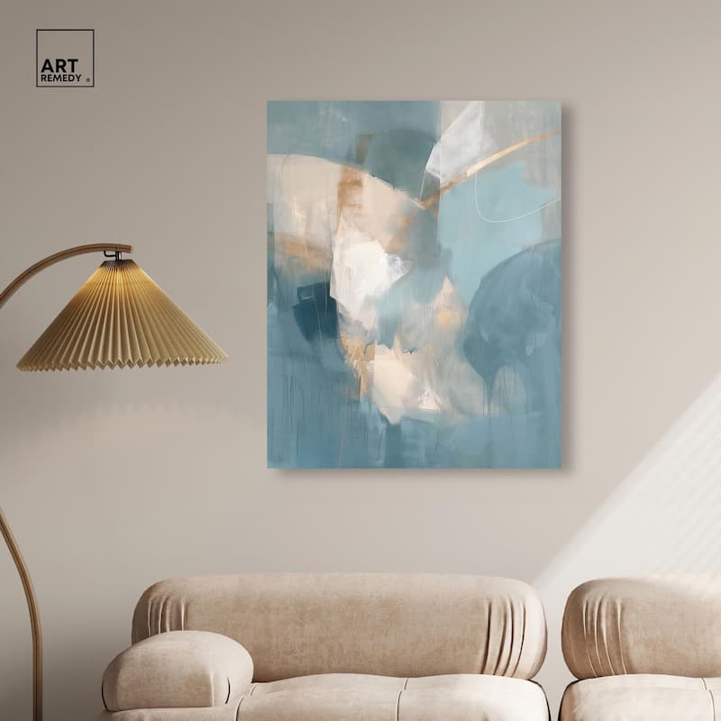 Blue Dreams Canvas by Art Remedy, Gallery Wrapped