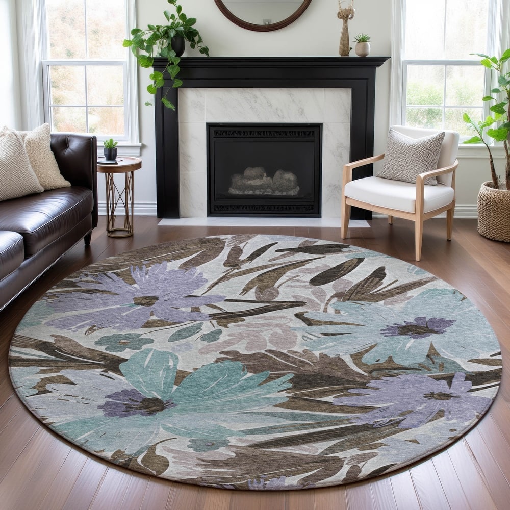 Premium Washable Super Soft Casual Floral Mayfield Rug
