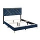 preview thumbnail 10 of 24, CraftPorch 3 Piece Bedroom Nightstands Set Velvet Upholstered Bed