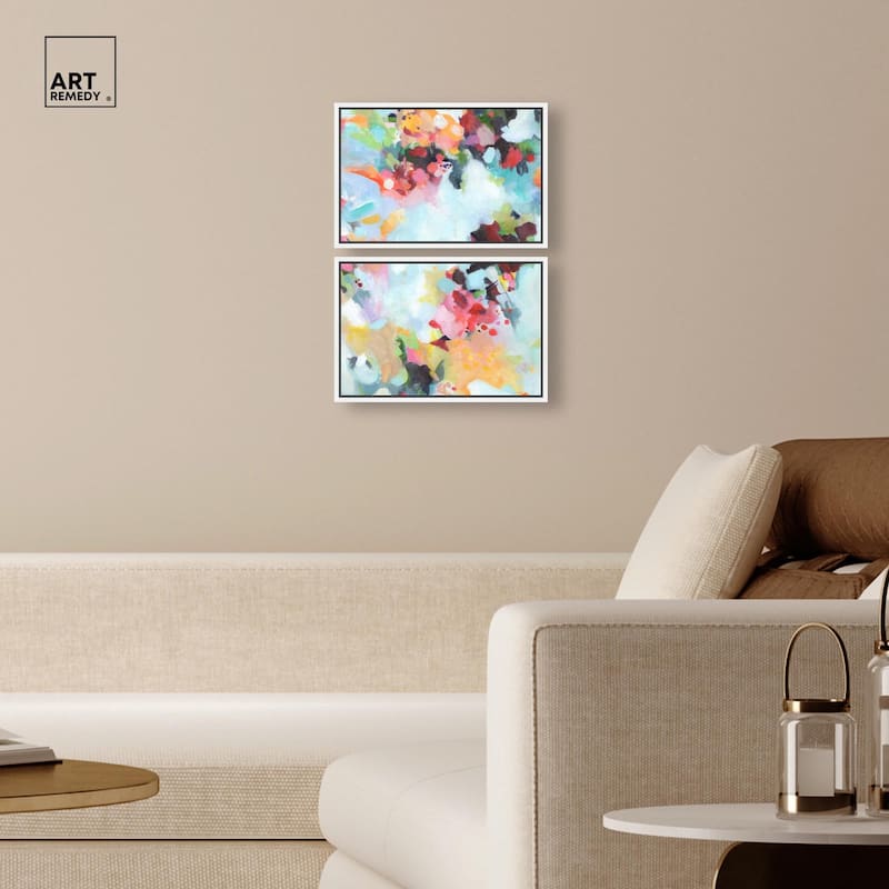 Play of Light Canvas Set of 2 by Art Remedy