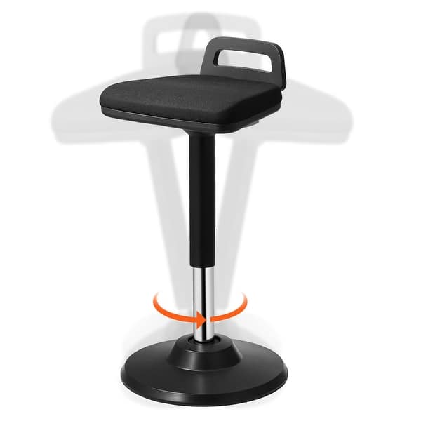 slide 2 of 21, Active Chair, Height-Adjustable Wobble Chair Made of Elastic Fabric Ideal for Schools, Office and Home 8° Tilt Angle - 19.3-25"