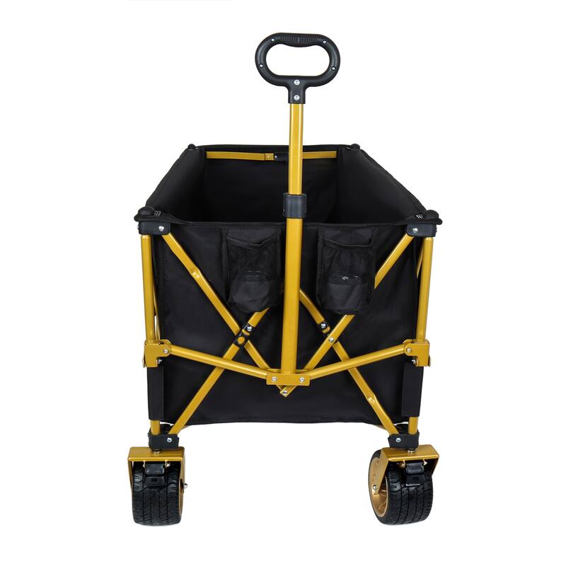 67-1/2in Extra long large Heavy Duty Utility Beach Wagons with Opened Tailgate and All-Terrain Wheels, 480lbs Capacity