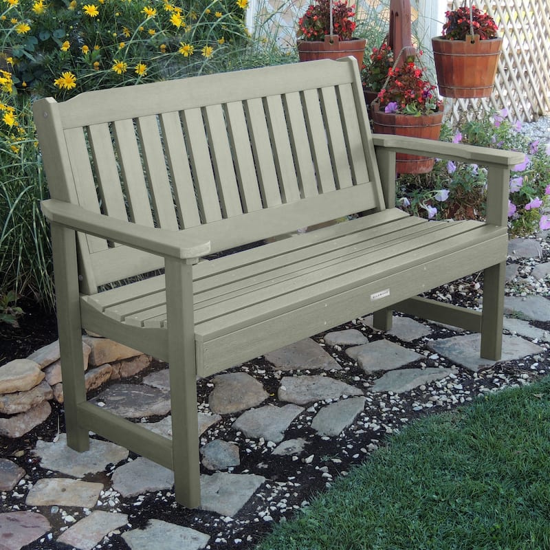 HIGHWOOD Lehigh 5-foot Eco-friendly Synthetic Wood Garden Bench