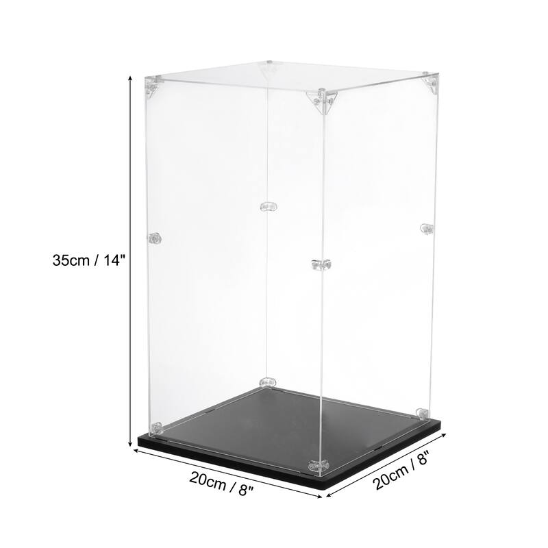 Acrylic Display Case, for Displaying Collectibles, Dolls, Model Car - 8"x8"x14"